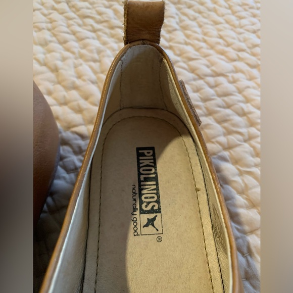 Pikolinos Calabria Brandy Tan Lace-Up Leather Shoes Size 40/9.5 ON SALE! - Picture 8 of 10
